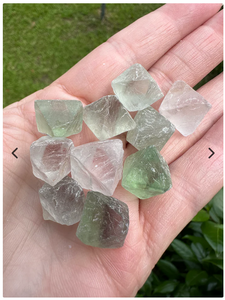 Fluorite Octahedron Crystals