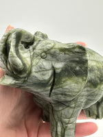 Nephrite Jade Carved Elephant #2