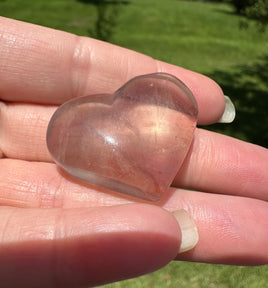 Candy Fluorite Carved Heart #18