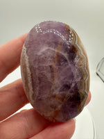 Amethyst Mixed with Stripe Agate Palm Stone #1