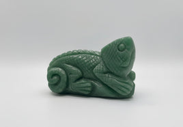 Green Aventurine Lizard Carving #2