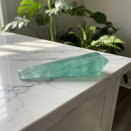 Neon Green Fluorite Scepter #5