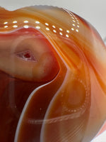 Carnelian Heart Palm Stone #10