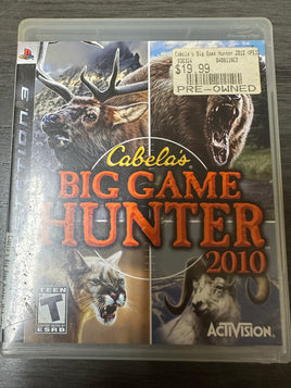 PS3 Cabela’s Big Game Hunter 2010