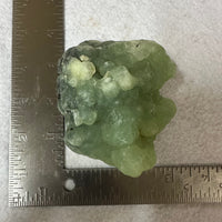 Prehnite mixed with Green Tourmaline Raw Specimen #5