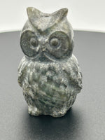 Carved Labradorite Owl