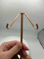 Amethyst Agate Heart Wings Carving with Stand #3