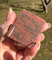 Red/Brown Stone Buddy with Glasses