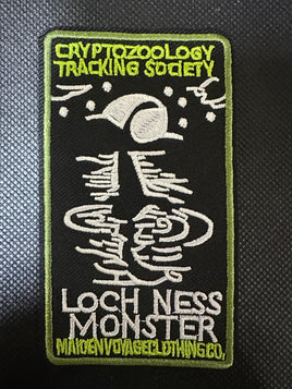 Cryptozoology Loch Ness Monster Embroidered Iron-On Patch