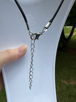 Silvertone Anchor Pendant/Clip Necklace