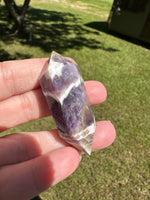 Double Terminated Chevron Amethyst Point #1