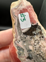 Rhodochrosite Slab #3 – Vivid Pink Banded Polished Collector Specimen