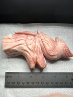 Pink Opal Bird Carving #2