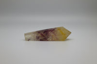 Carved Fluorite Scepter with Rainbows #8
