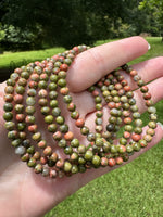 Unakite 4mm 7.5” Bracelet