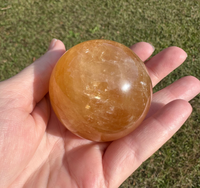 Honey Calcite Sphere #4