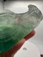 Fluorite Dragon Head Carving #23