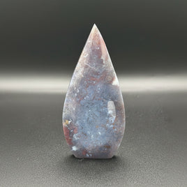 Ocean Jasper Polished Arrow Flame Freeform #1 Multicolor Patterning