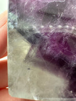 Feather Fluorite Free Form with Rainbows #2