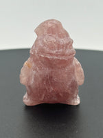 Ghostly Ghoul Strawberry Quartz Carved Crystal