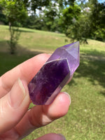 Double Terminated Phantom Amethyst Scepter Wand #25