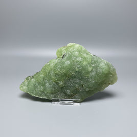 Prehnite mixed with Green Tourmaline Raw Specimen #6