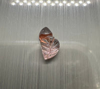 Bi-Color Peach Tourmaline Carving 10x6mm 1.40ct (12T)