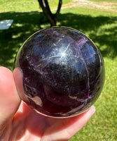 Deep Purple Fluorite Sphere #4