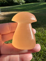 Peach Selenite Mushroom #10