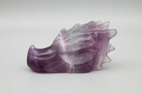 Fluorite Dragon Head Carving #18