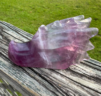 Fluorite Dragon Head Carving #18