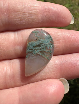 Moss Agate Cabochon #17
