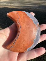 Money Agate Carved Moon #2