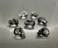 Multi-Color Pastel Quartz 7x5mm Pear Shape