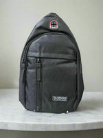 Nylon Black Backpack Crossbody Bag