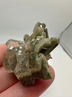 Chlorite Included Himalaya Quartz Cluster from Pakistan #2