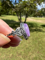 Natural Charoite Ring #10
