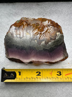 Fluorite Mixed Cube Pyrite & Acicular Slab #1