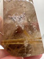 Gold Rutilated Quartz Point #6