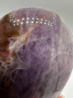 Amethyst Mixed with Stripe Agate Palm Stone #3
