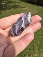 Double Terminated Chevron Amethyst Point #9