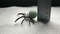 Spider with Green Aventurine Sphere