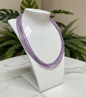 Natural 2mm Natural Amethyst Necklaces