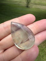 Pear Shape Candy Fluorite Cabochon #2