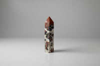 Natural Red Agate Obelisk Tower #1