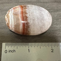 Amethyst Mixed with Stripe Agate Palm Stone #8