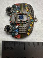Rhinestone Camper Trailer Pendant – Colorful Travel Trailer Charm