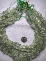 Prehnite Freeform Bead Strand