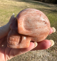 Orange Jade Skull #8