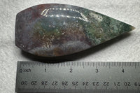 Ocean Jasper Polished Arrow Flame Freeform #2 – Green & Multicolor